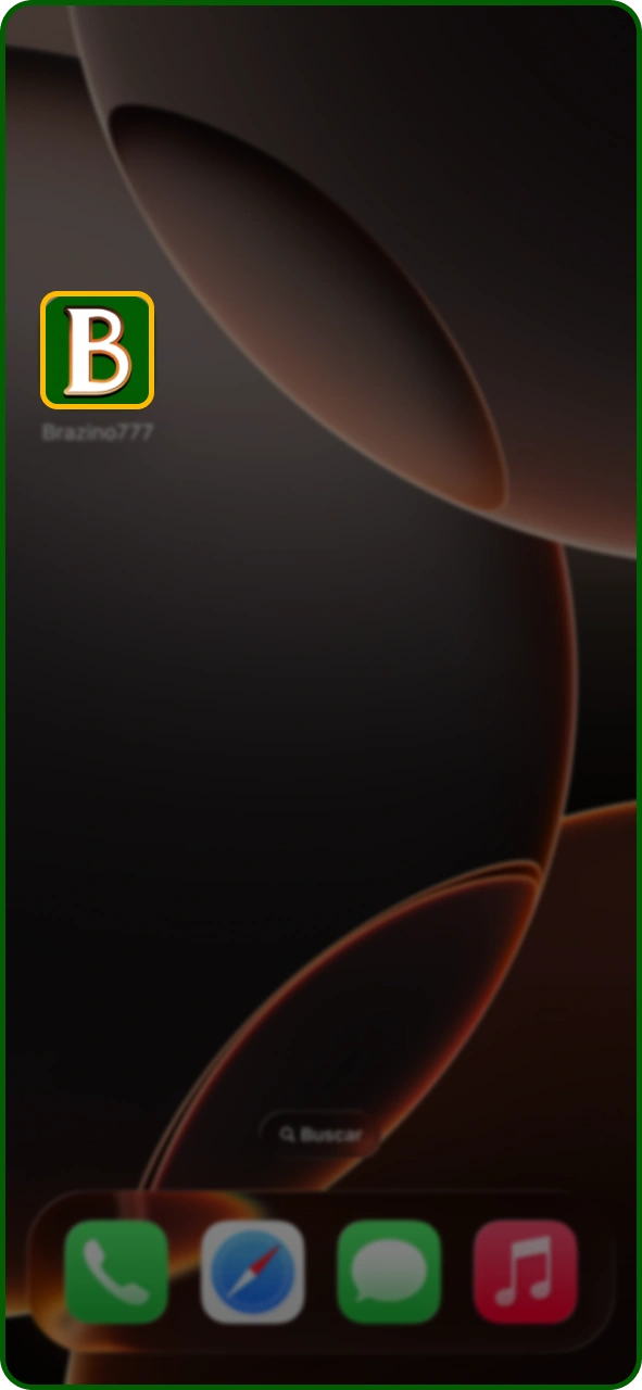 Abre la aplicación PWA de Brazino777.