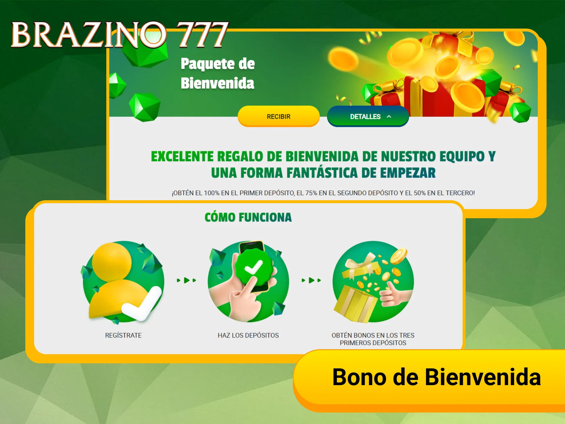Aprovechá el bono de bienvenida en Brazino777 para jugar más.