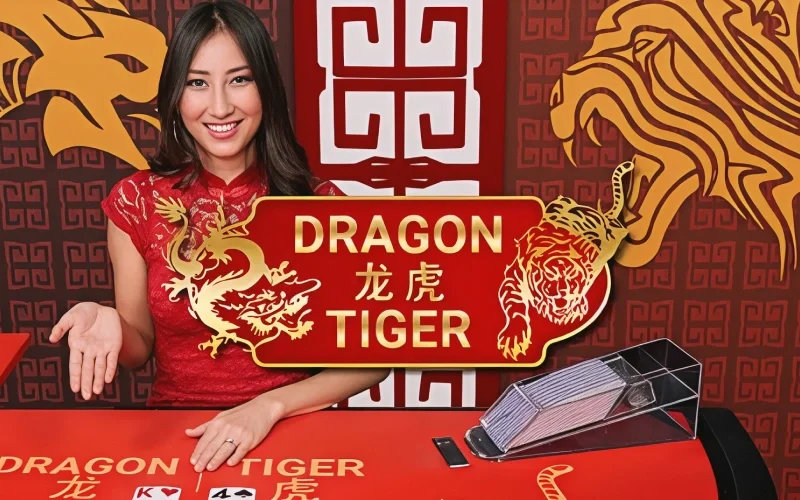 Apuesta en el emocionante Dragon Tiger dentro del casino online Brazino777.